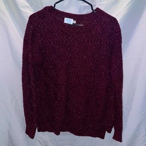 Burgundy Sweater